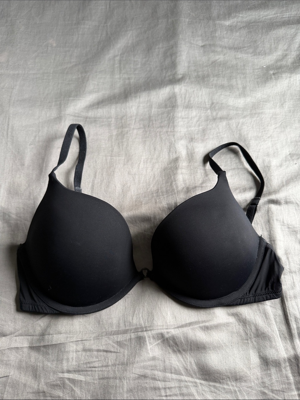 aerie Smooth Black Push-Up Bra
